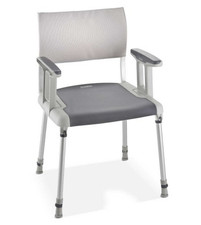 Chaise De Douche Pliable Sorrento Réglable En Hauteur Sans Découpe D'hygiène
