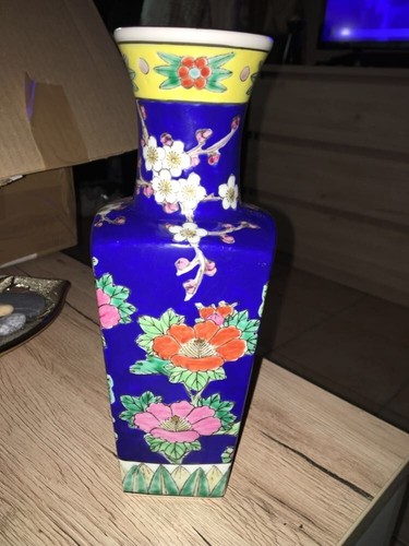 Vase chinois signé - signé, très