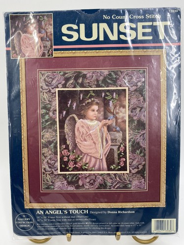 Vintage sunset count cross - no,