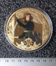 2# Médaille 70 mm - 2015 - Napoléon Sur le Pont D'Arcole - cuivre doré