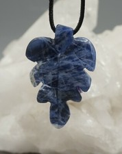 Pendentif Sodalite Feuille