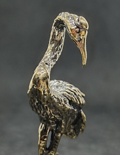 Sculpture miniature grue - sculpture,