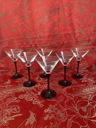 Verres cocktail cristal - 6, à