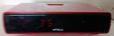 Radio réveil rouge Optalix