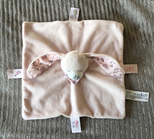 Doudou lapin rose - doudou, oiseau