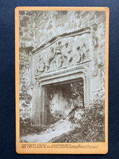 France, Château de Murol, Porte des appartements, vintage albumen print, ca.1870