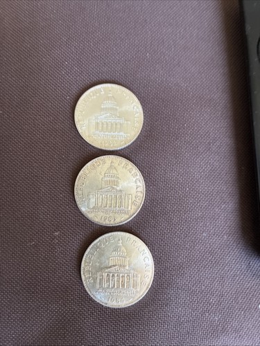 Lot pièces 100 francs - 3,