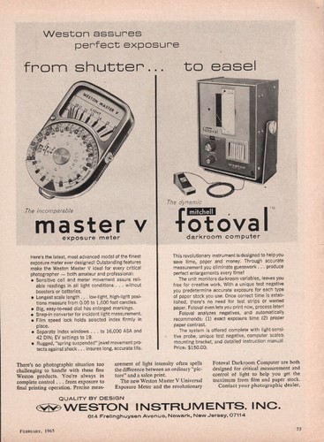 Weston master v esposure - weston,