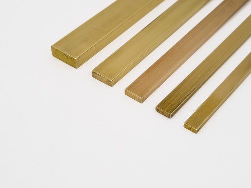 Barre plate laiton ms58 profil - plate,