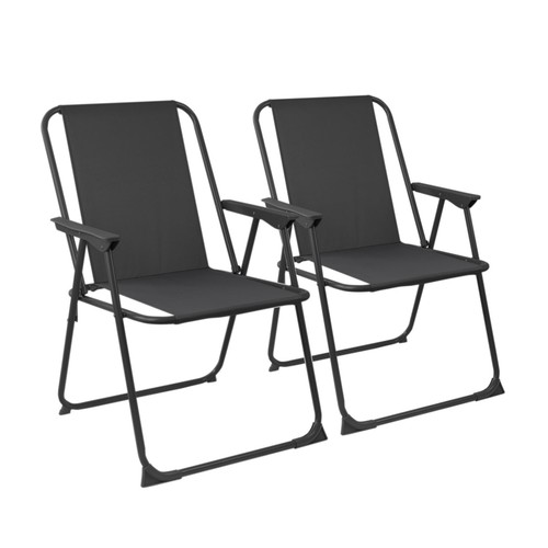 Plage métal chaises - 2x,