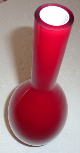 Grand vase rouge col long - grand,