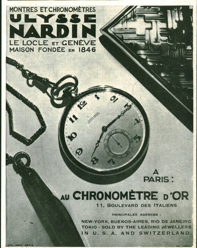 Publicité ancienne montres - , et