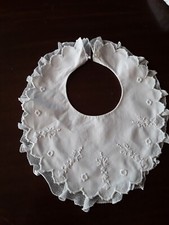 ANCIEN bavoir bavette broderie