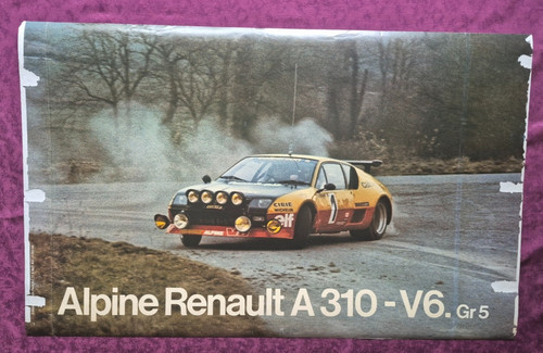 Affiche alpine renault - , :