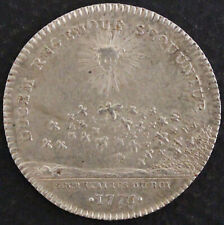 JETON LOUIS XVI SECRETAIRE DU ROI 1776 ARGENT