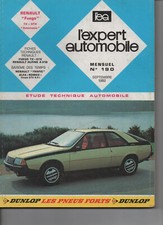 revue technique Auto Renault Fuego 2 litres TX GTX Automatic 1982 RTA