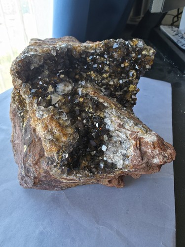 Magnifique géode quartz fumé - géode,