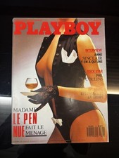 Special Madame Le Pen-playboy numéro 23 Juillet 1987-magazine Homme Masculin