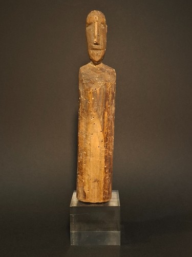 Statuette bois art ethnique - bois,