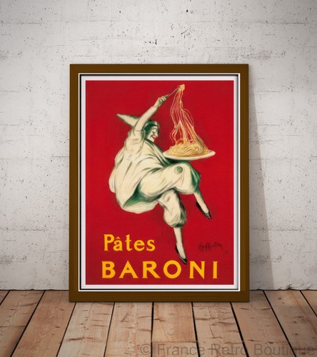 Affiche poster cuisine pâtes - ,