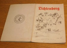 HISTOIRE CHATEAU du LICHTENBERG 1965 fritz EYER dédicacé CROQUIS de Robert Kuven