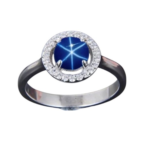Saphir étoile bleu - , 6