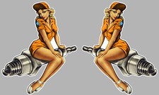 2 x PIN UP VINTAGE RETRO