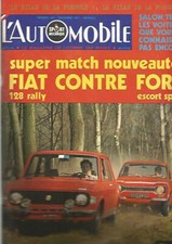 L'AUTOMOBILE N°307 FIAT 128 RALLY VS FORD ESCORT SPORT / SALON TURIN & TOKYO