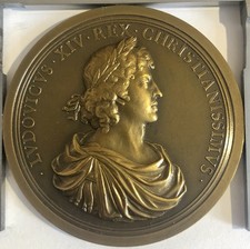 Médaille bronze louis - louis, xiv