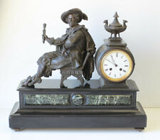 Pendule en marbre noir au