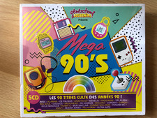 MEGA 90's - tubes annees 90 - COFFRET 5 CD NEUF SOUS CELLO