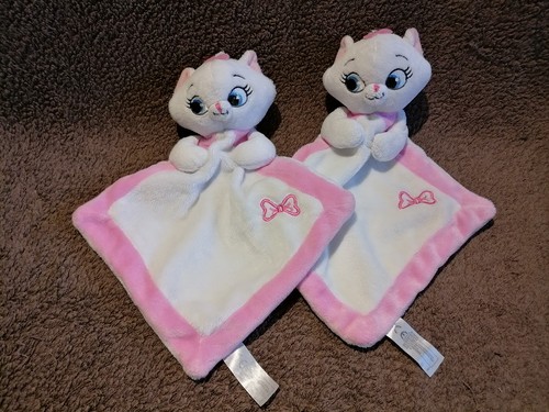 Doudou plat chat marie - plat, rose
