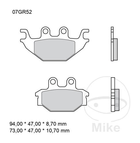 Brembo plaquettes frein - brembo, de