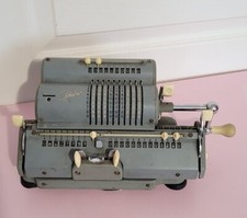 Ancienne Calculatrice Mécanique SCHUBERT DRV Machine à Calculer Germany Ancien