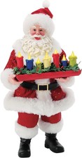 Department 56 Possible Dreams Traditions De Noël Santa Tenant Des Bougies