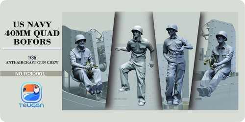 Anti aircraet gun crew - crew,, 1/35