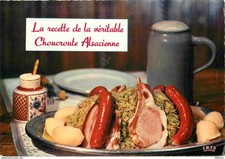 Recettes de Cuisine - Choucroute Alsacienne - Gastronomie - CPM - Voir Scans Rec