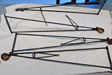 4 pieds style Eiffel pour table TV vintage