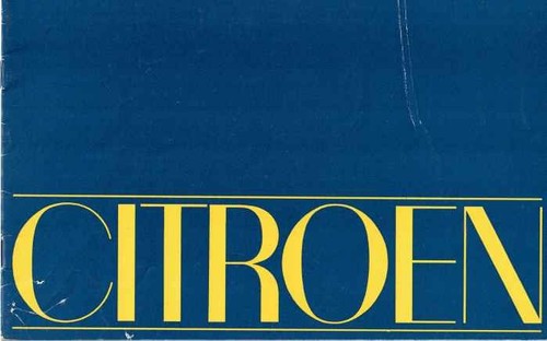 Catalogue brochure citroën - catalogue,