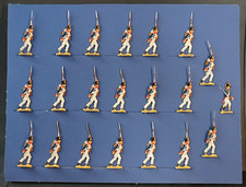 Plats d'étain Zinnfiguren flat tin double face Infanterie de ligne  1er Empire