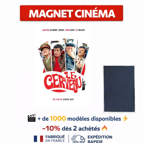 Magnet affiche film cerveau - le,