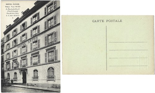 Cpa postcard hotel - postcard, arvor