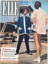 ELLE Magazine n° 240 du 3 Juillet 1950 ancienne revue de mode couture femme