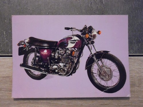 Carte postale moto triumph - triumph, t