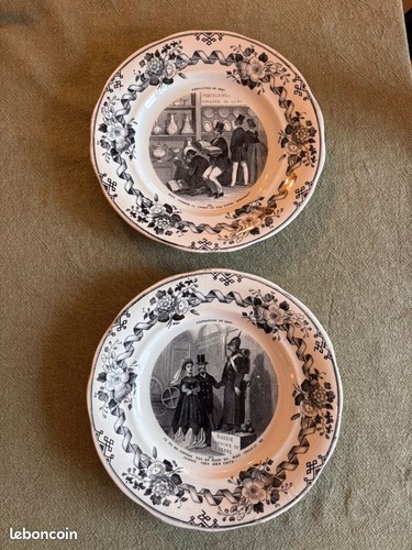 Rare assiettes anciennes - rare,
