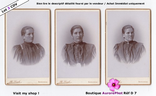 Portraits femmes cdv soeurs - femmes,,