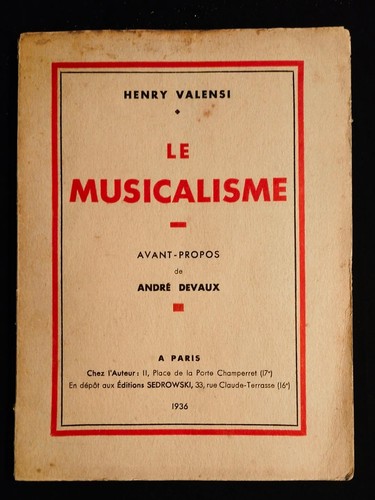 Henry valensi 1883 1961 livre - henry,