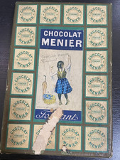 CHOCOLAT MENIER NOISIEL PETITE BOITE CARTON FONDANT PETITE FILLE  MENIER