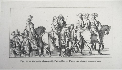 Magistrat dans cortège - dans, un