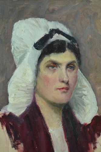 Beau tableau ancien portrait - tableau,